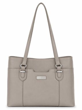 MultiSac Taupe Tri-Compartment Tote Shoulder Handbag NWOT